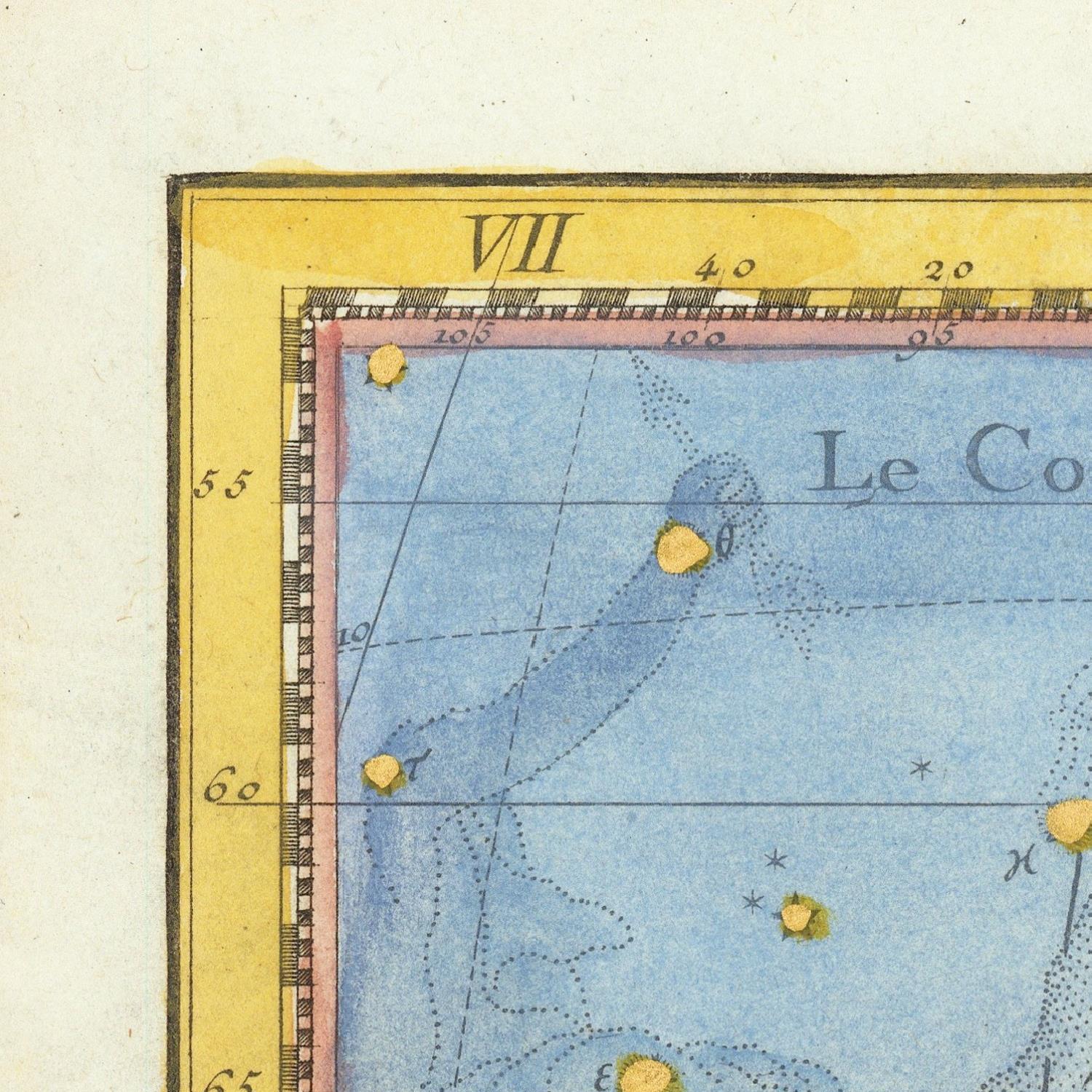 detail of the map from the top left corner