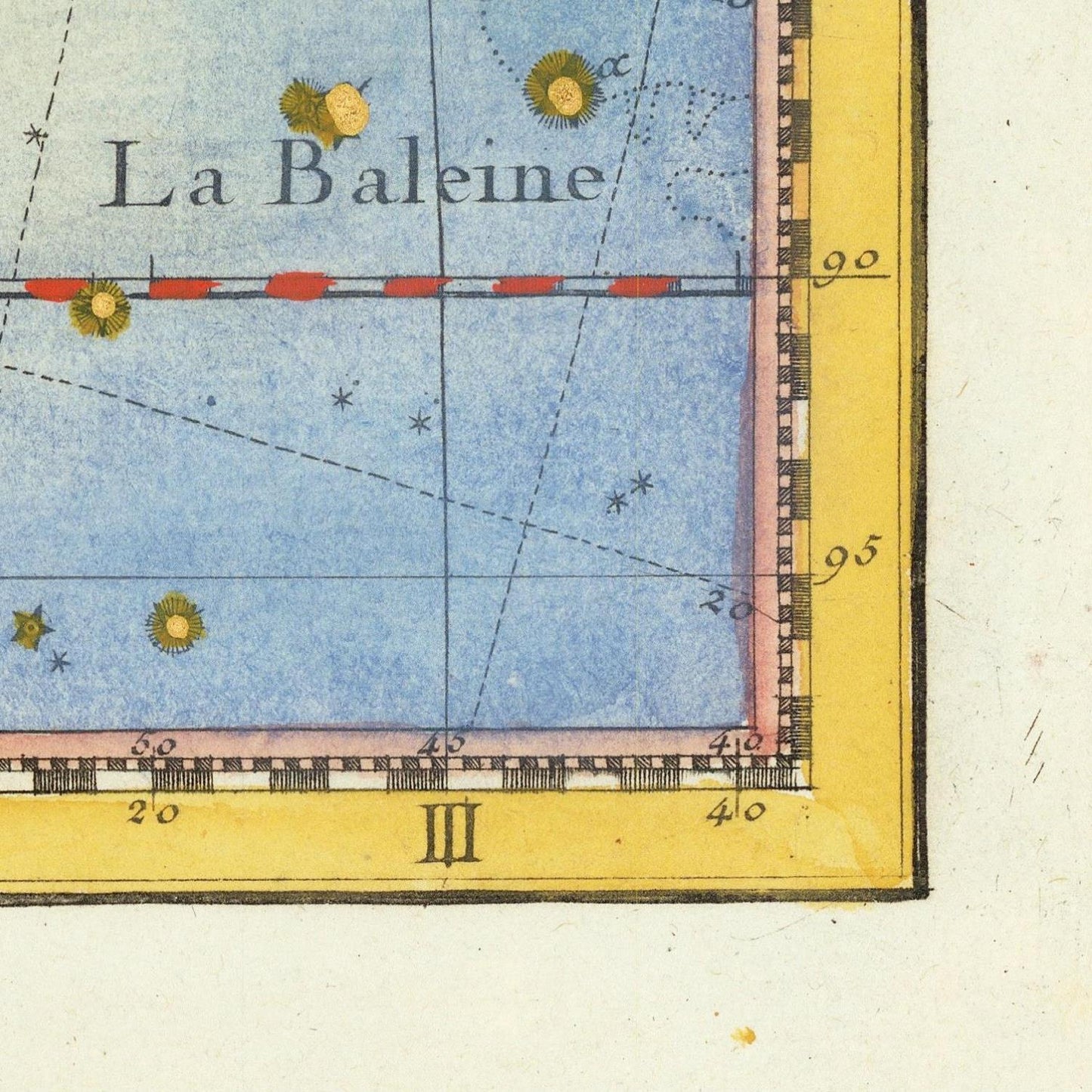 detail of the map from the bottom right corner