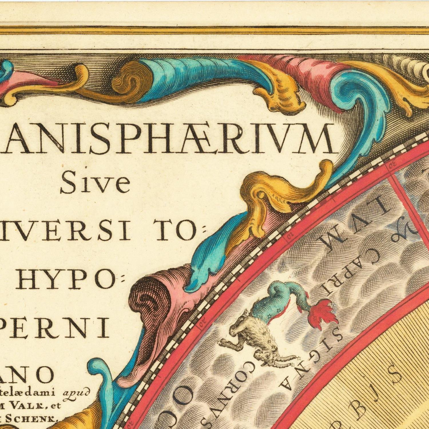 detail of the map from the centre left
