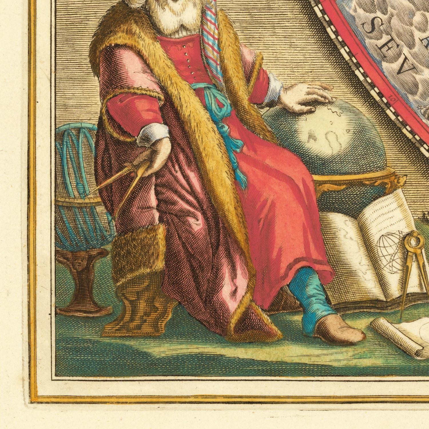 detail of the map from the bottom left corner
