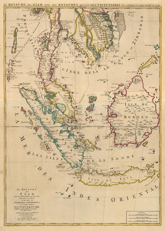 presentation of the map reproduction without a frame