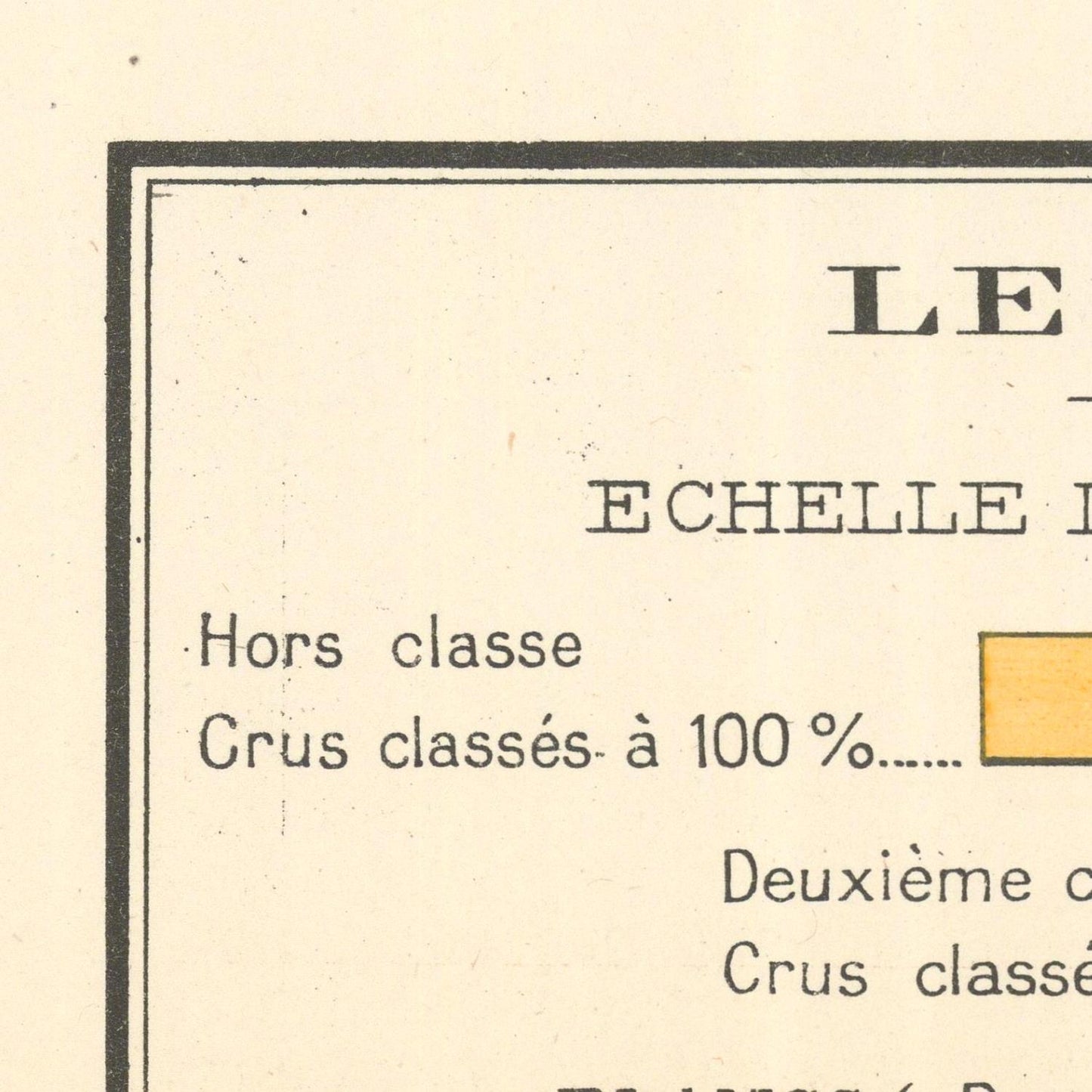 Vintage-style graphic with text and color swatch on a beige background