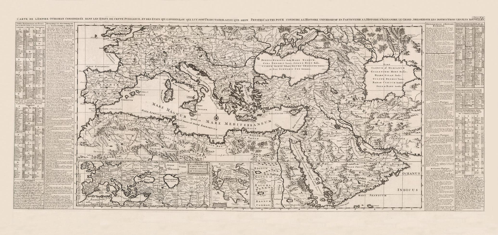 presentation of the map reproduction without a frame