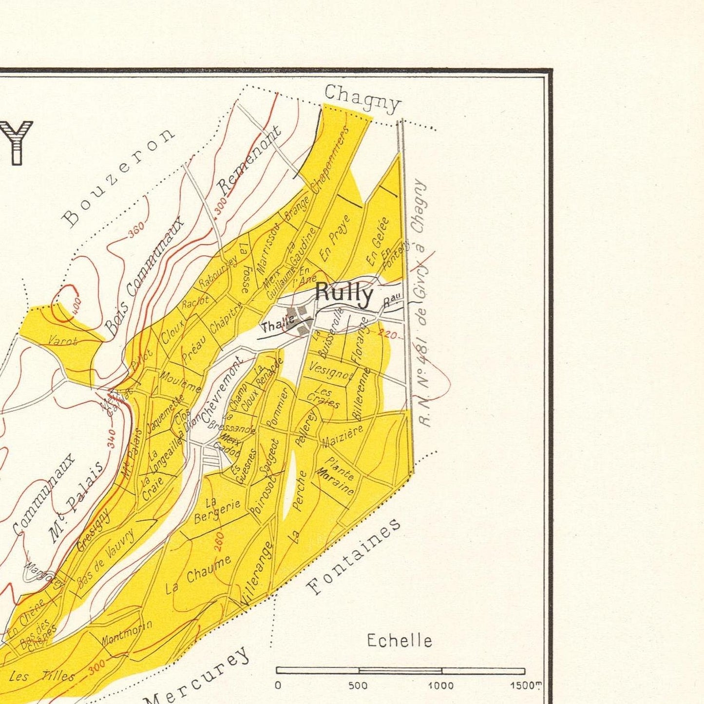 detail of the map from the top right corner
