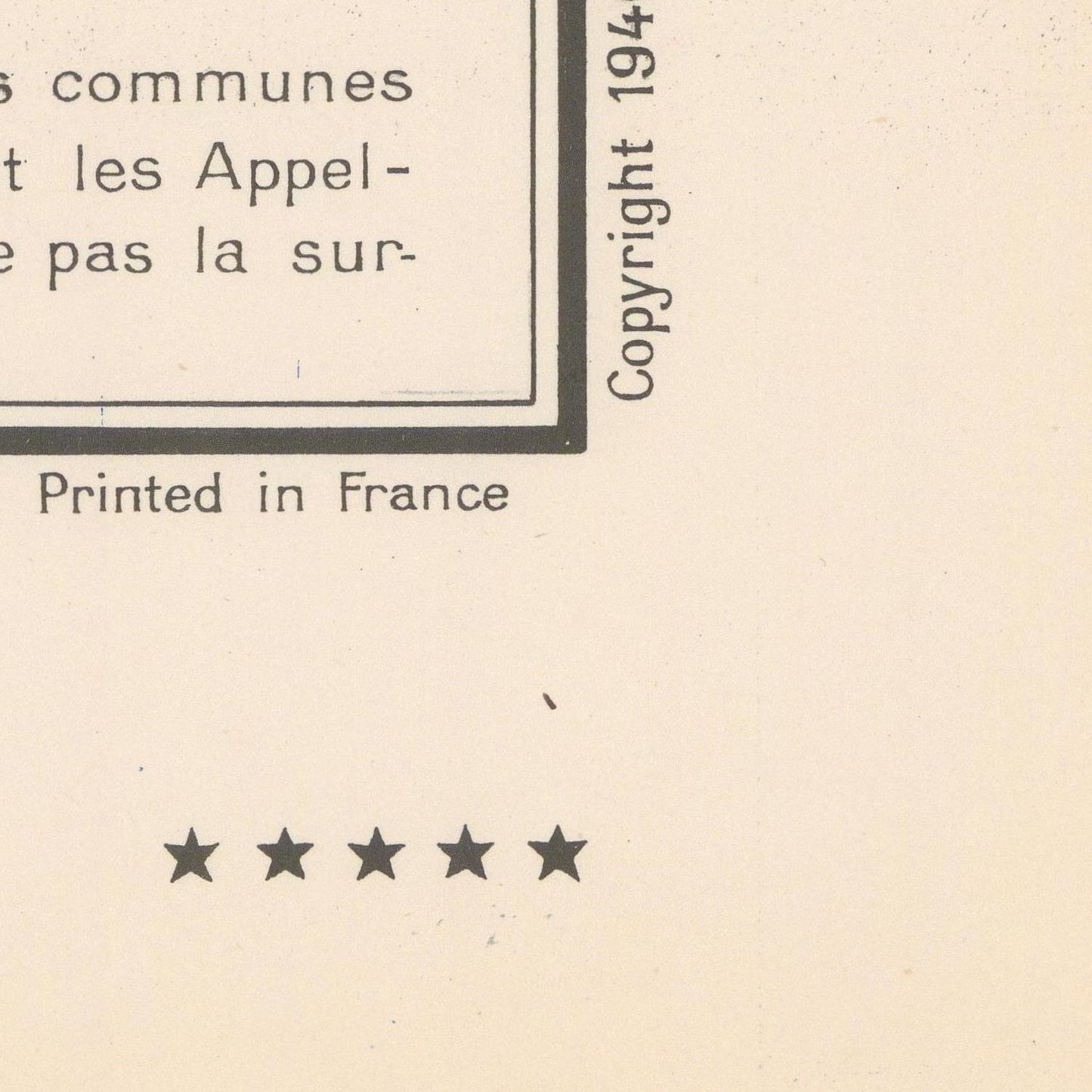 detail of the map from the bottom right corner
