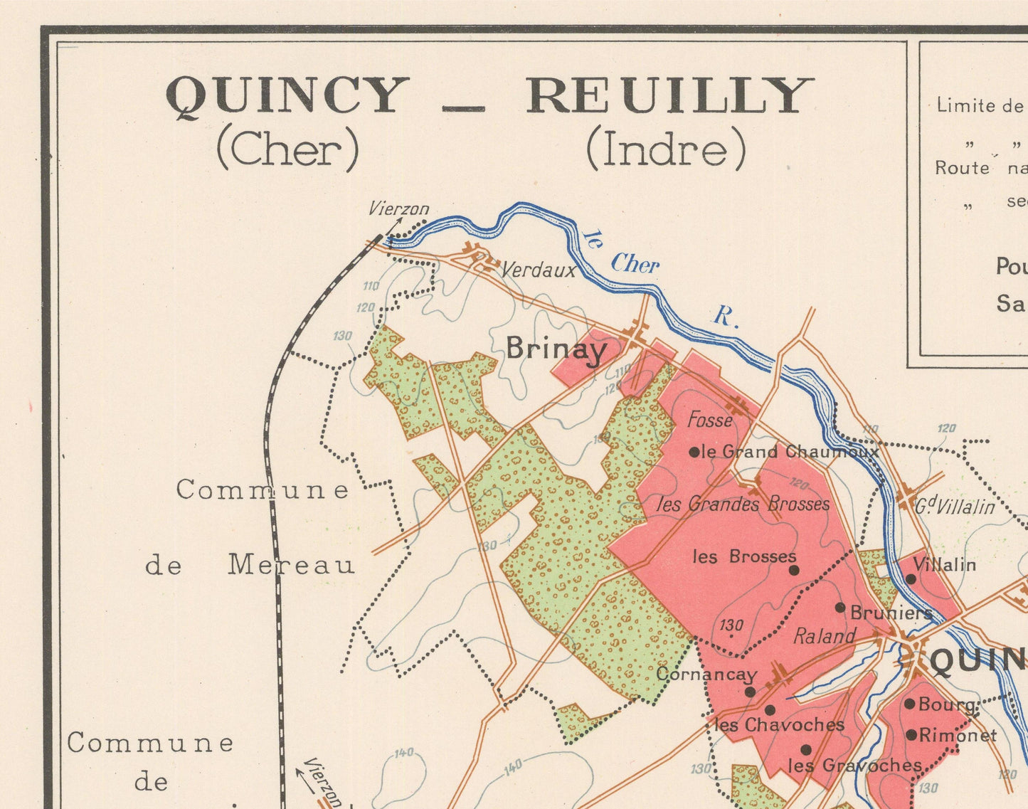 detail of the map from the top left corner
