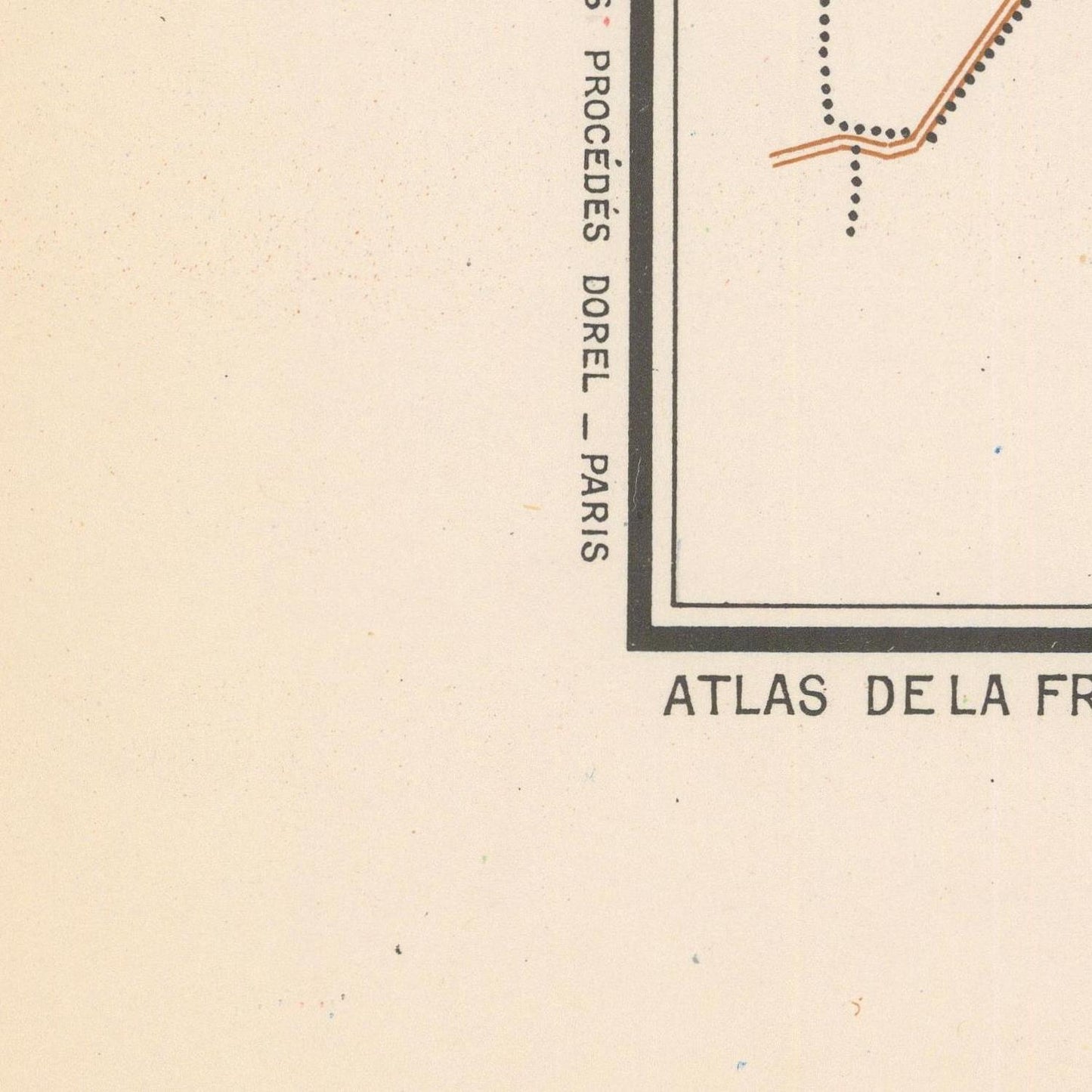 detail of the map from the bottom left corner
