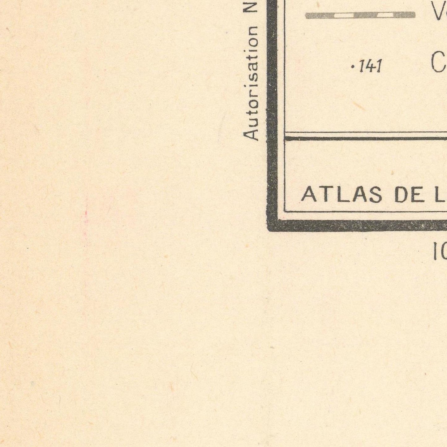 detail of the map from the bottom left corner
