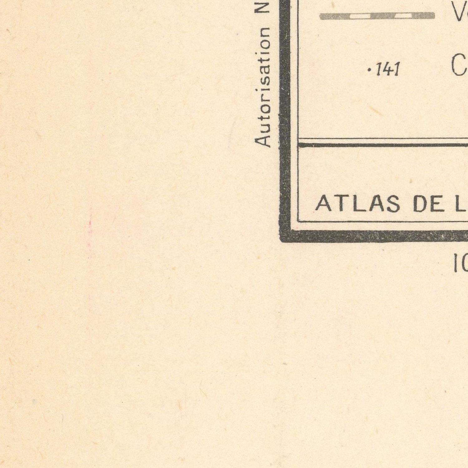 detail of the map from the bottom left corner
