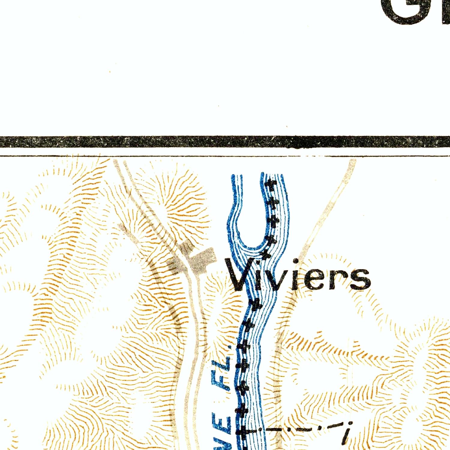 Map or diagram with 'Viviers' labeled on a white background