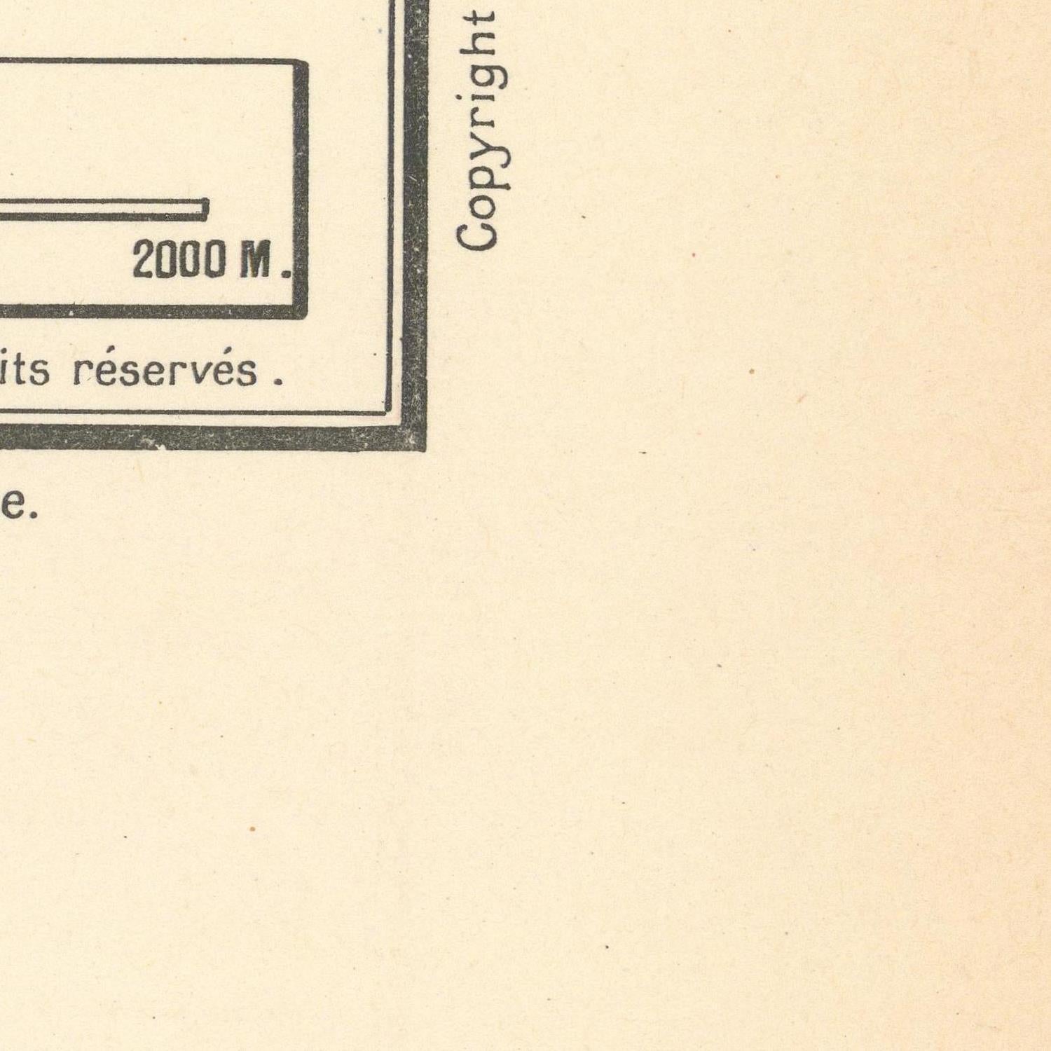 detail of the map from the bottom right corner
