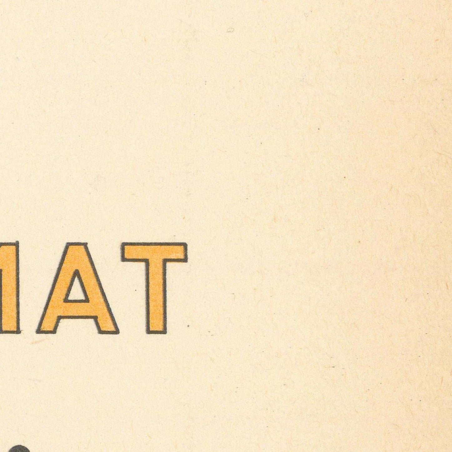 Beige background with yellow text 'MAT' partially visible