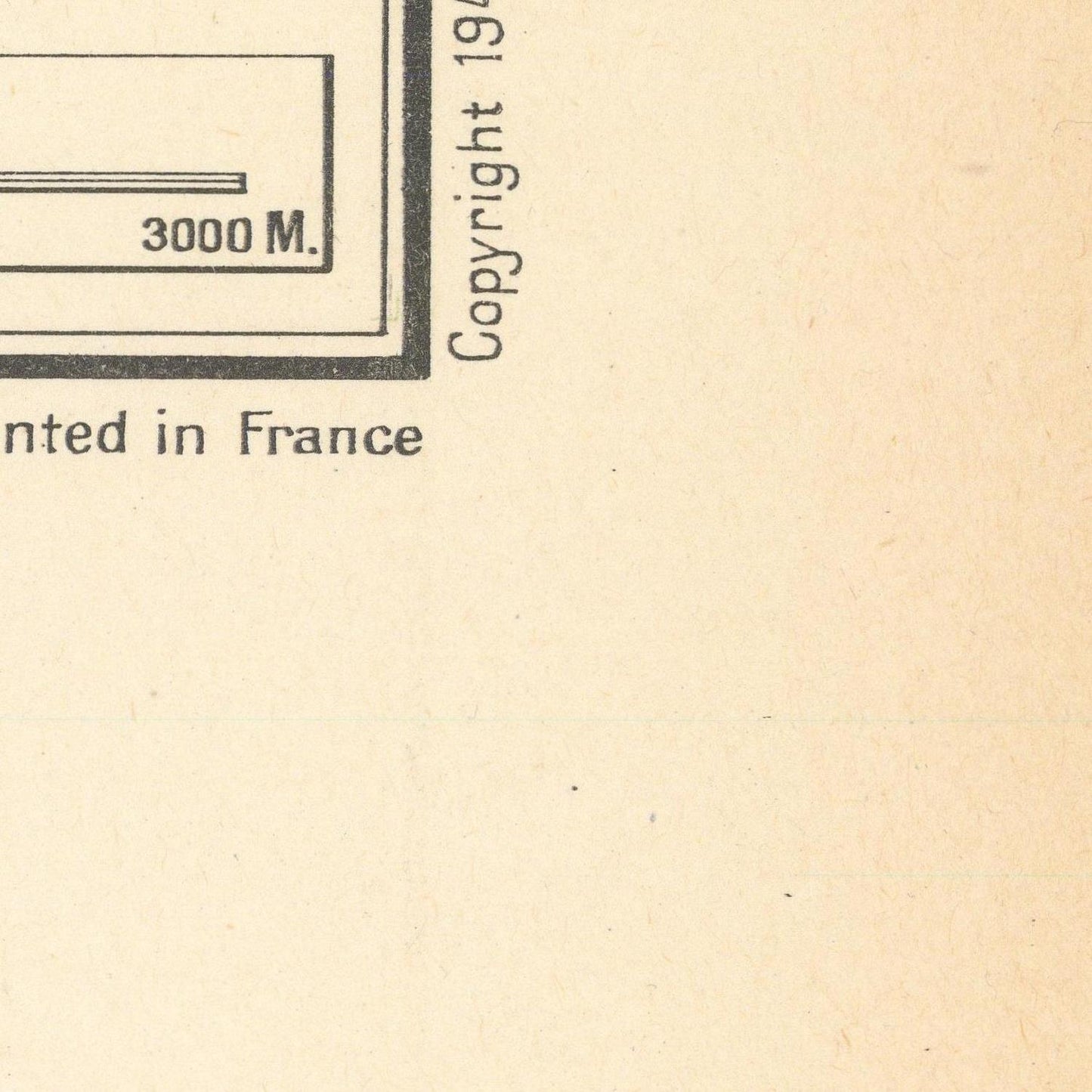 Vintage paper with text and measurement markings on a beige background