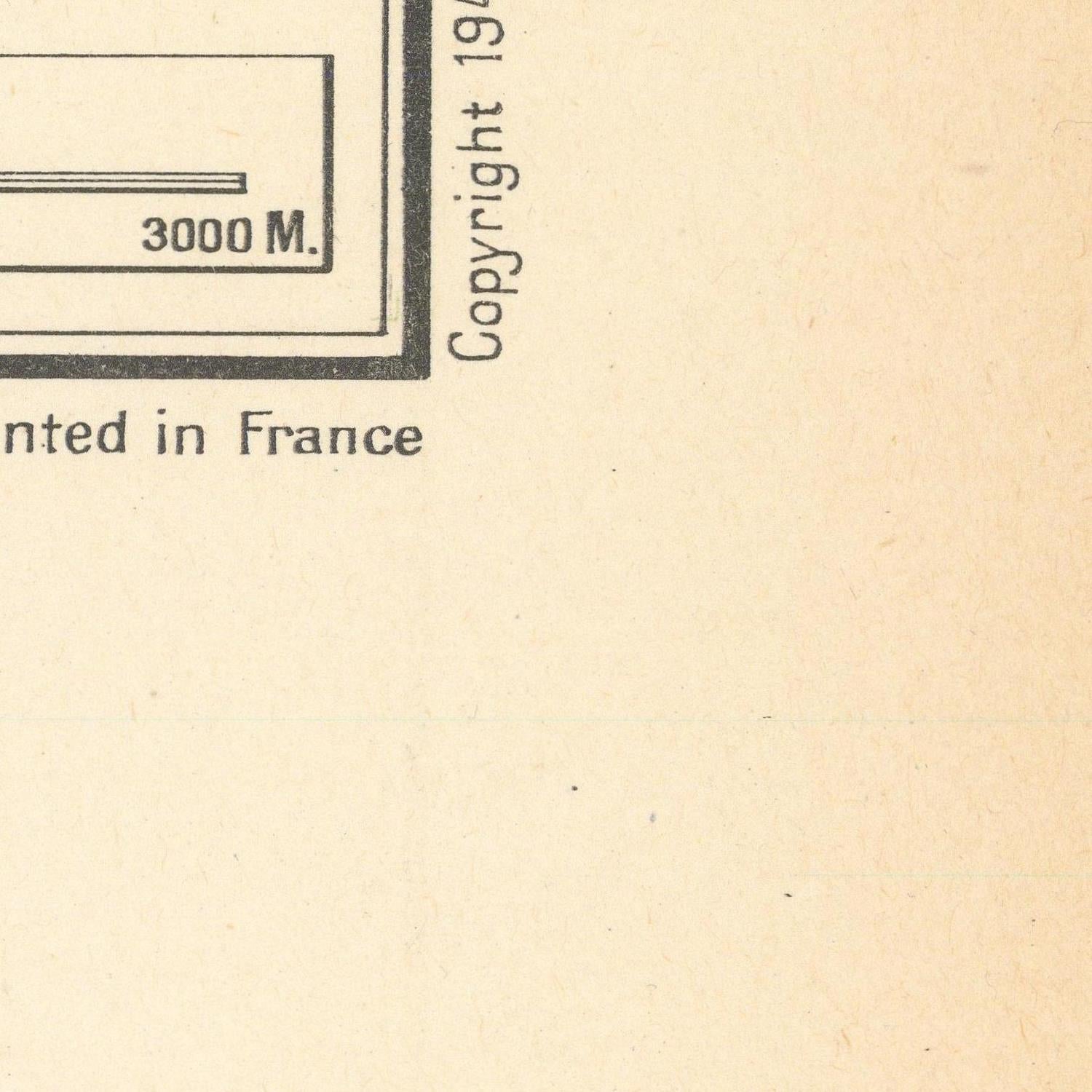 Vintage paper with text and measurement markings on a beige background