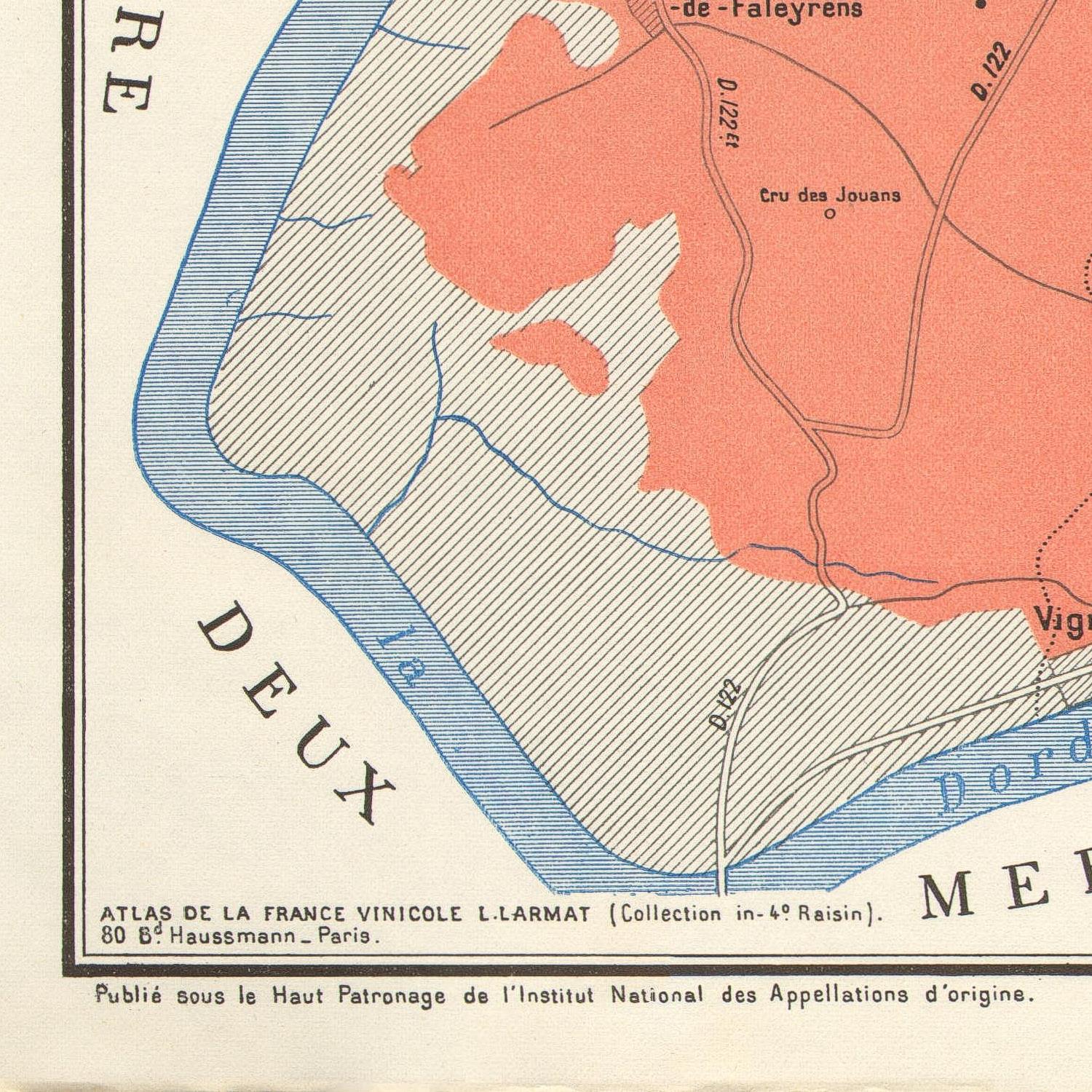 detail of the map from the bottom left corner
