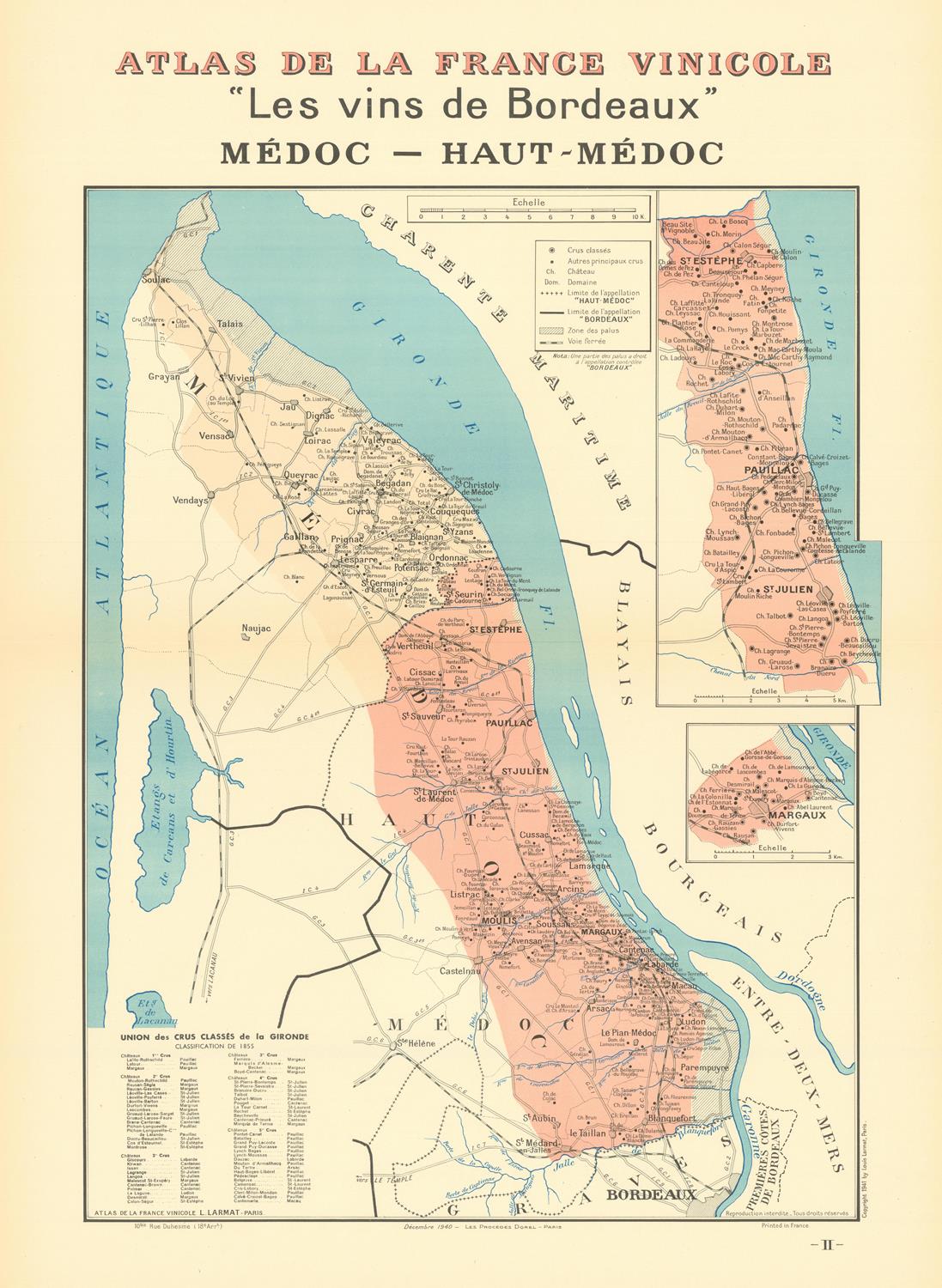 presentation of the map reproduction without a frame
