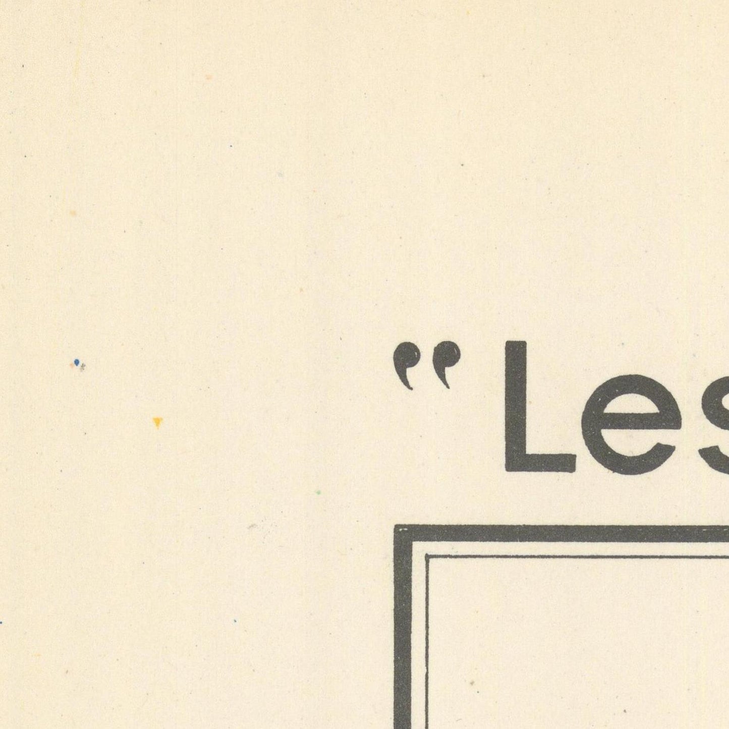 detail of the map from the top left corner
