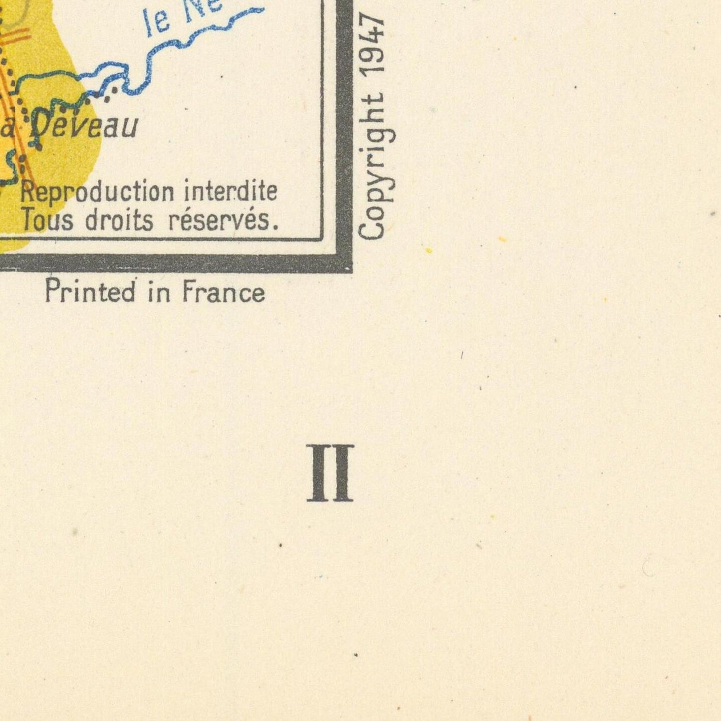 detail of the map from the bottom right corner
