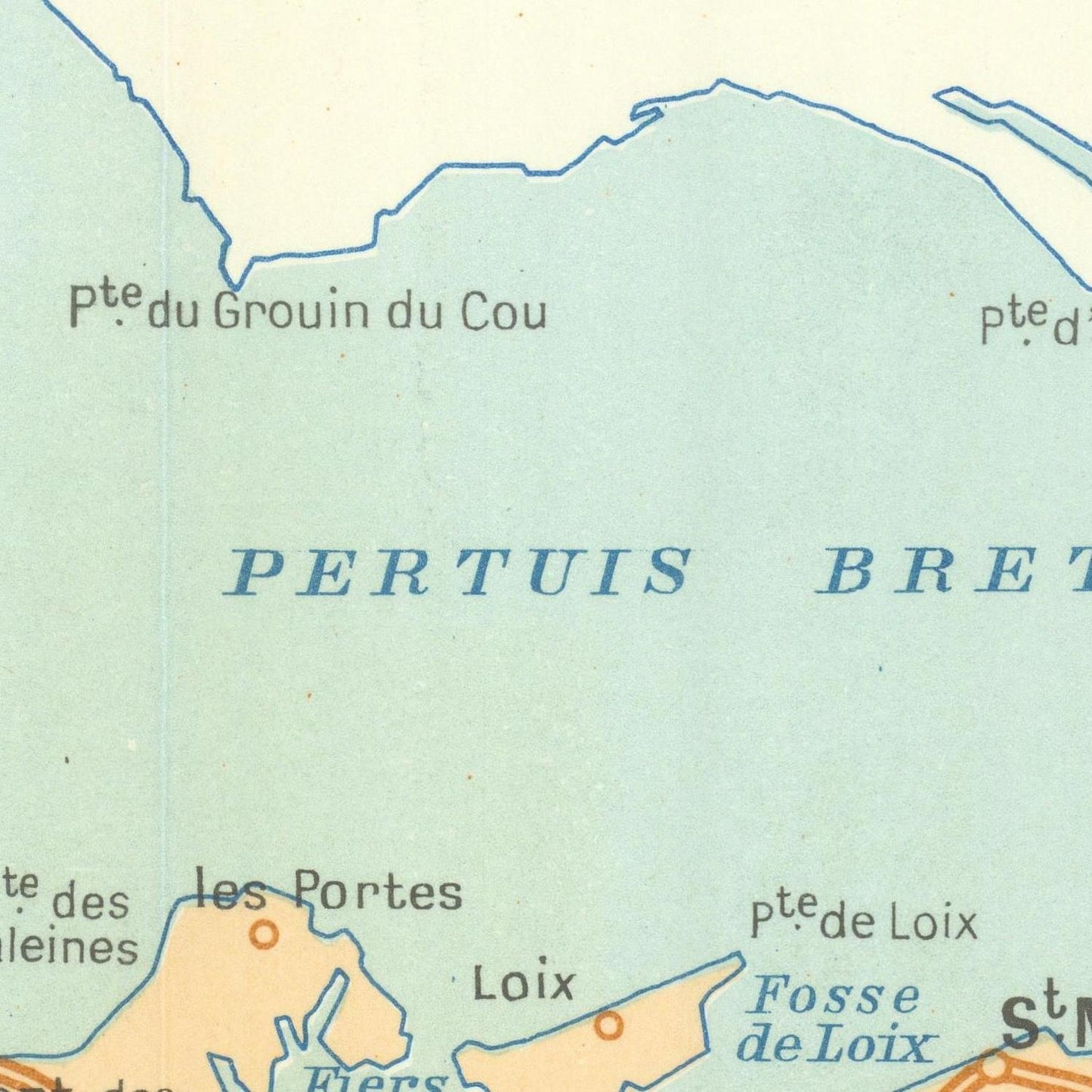 detail of the map from the centre 
