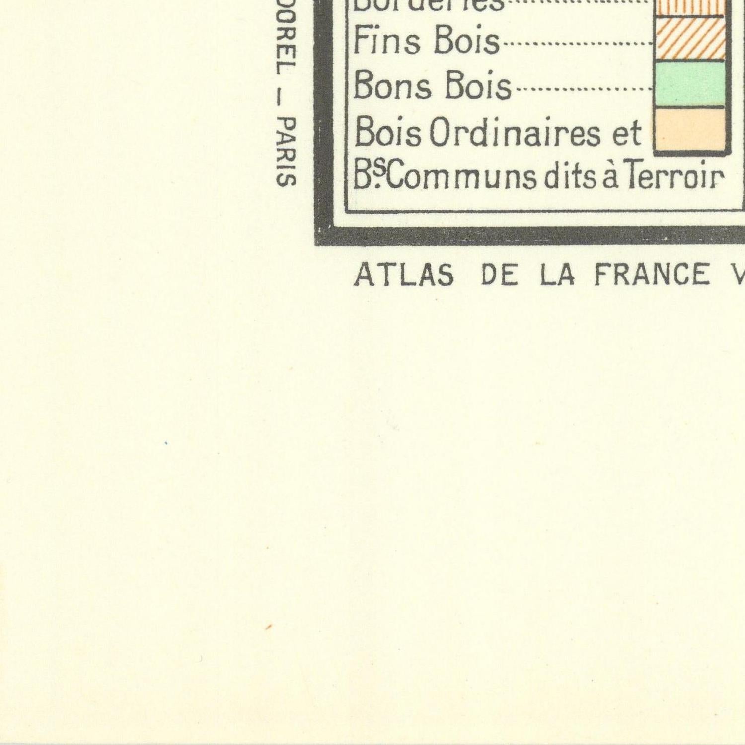 detail of the map from the bottom left corner
