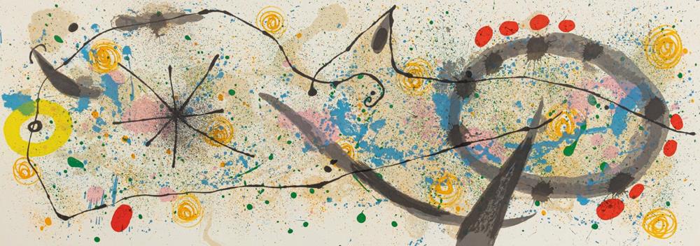 Joan Miro, The lizard with golden feathers, set of 2 reproductions, 1967, 15% OFF