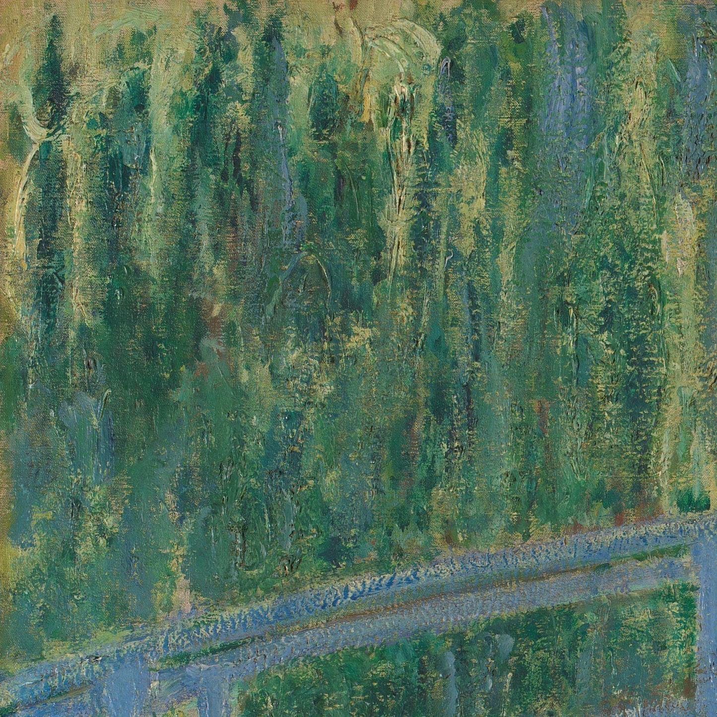 detail of the fine art reproduction from the top left