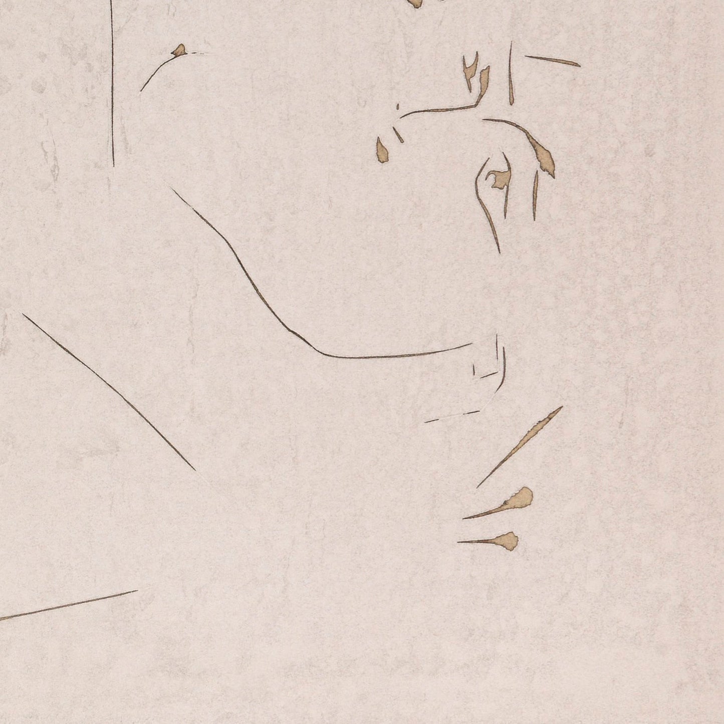 detail of the drawing reproduction from the centre left