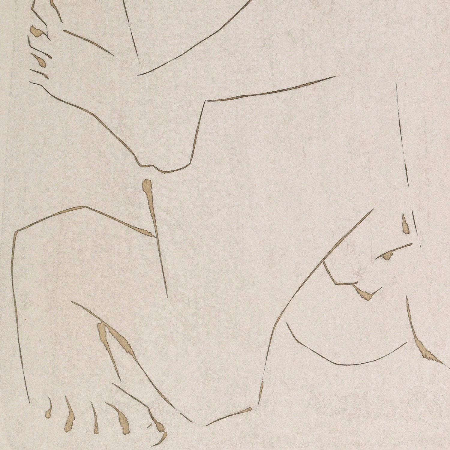 detail of the drawing reproduction from the bottom left corner