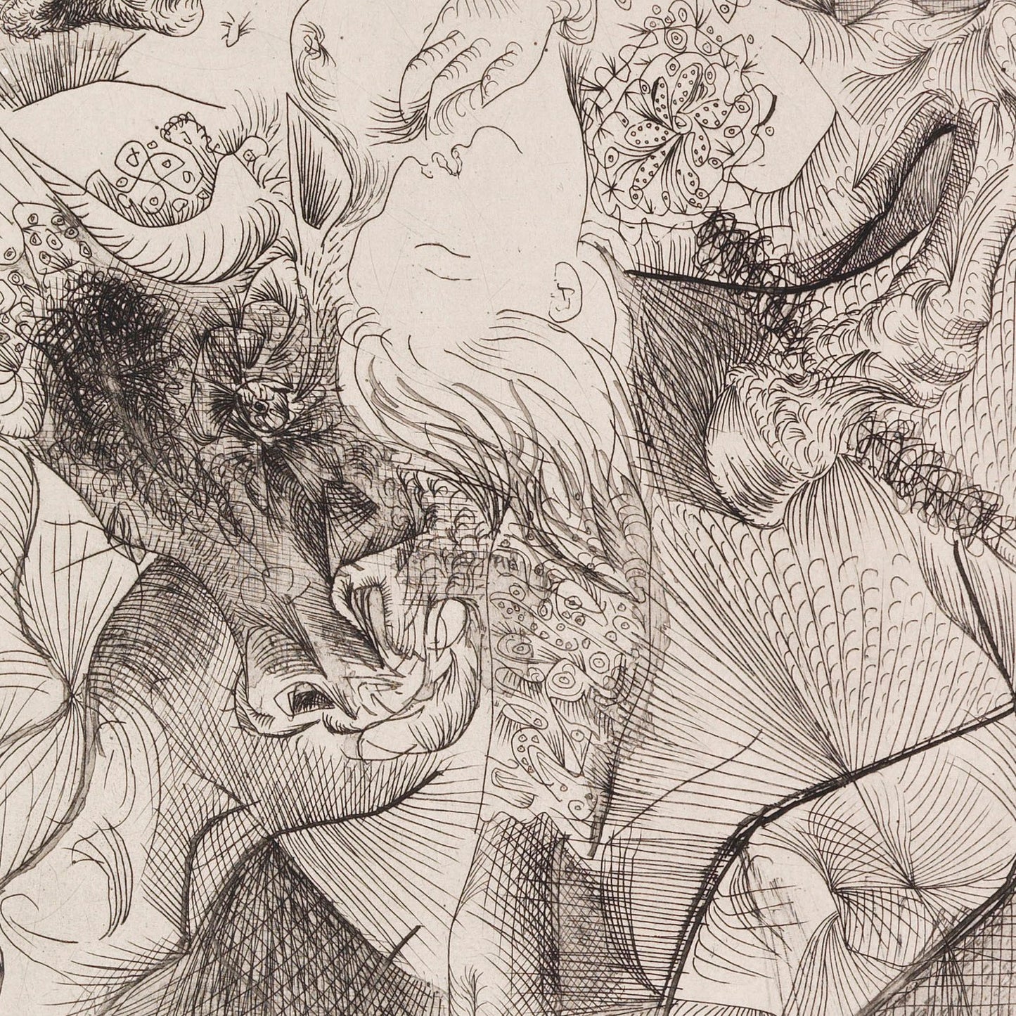 detail of the drawing reproduction from the centre 