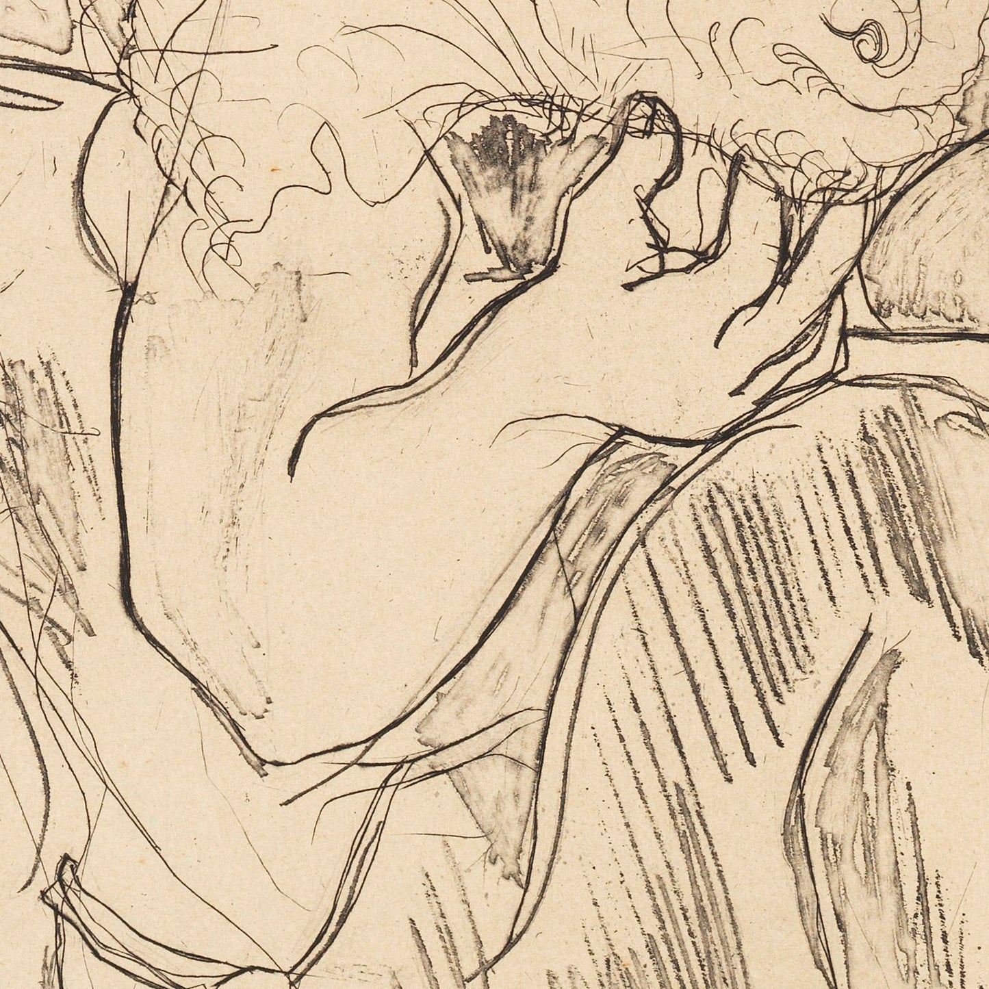 detail of the drawing reproduction from the centre left