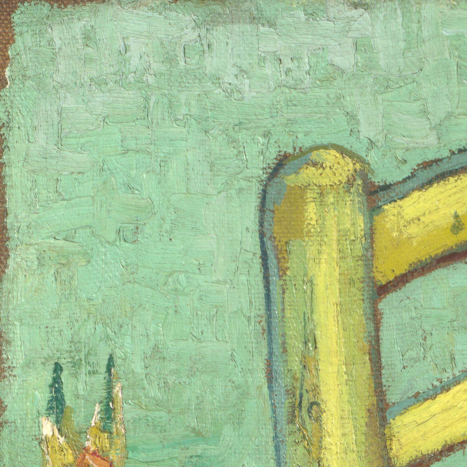 detail of the fine art reproduction from the top left