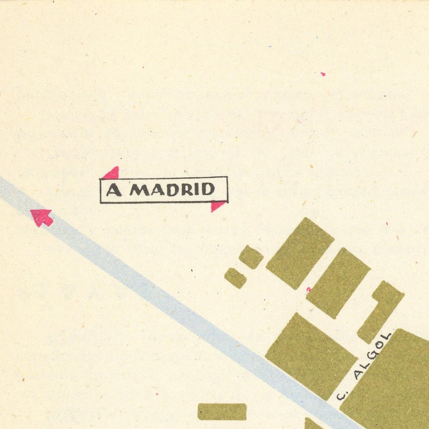 detail of the map from the top left corner