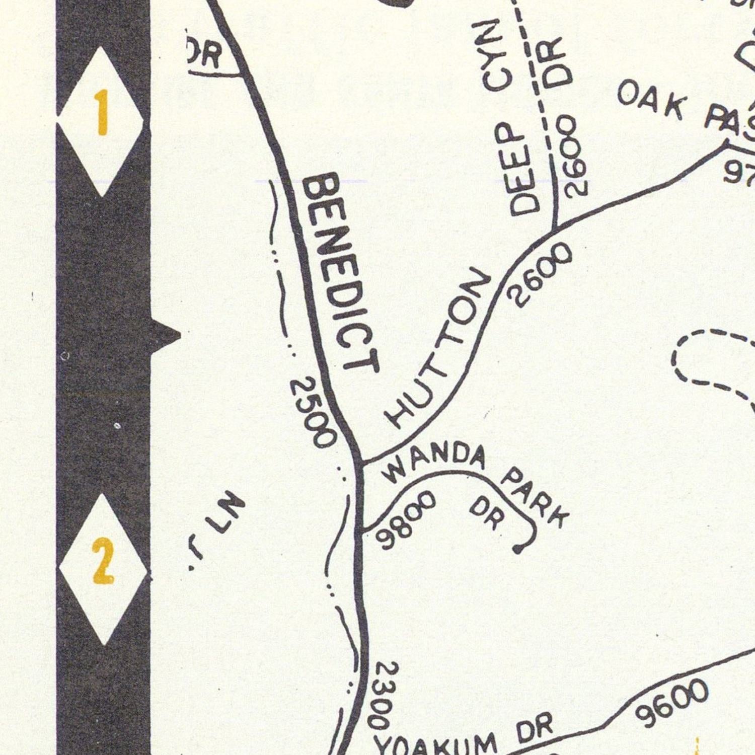 detail of the map from the centre left