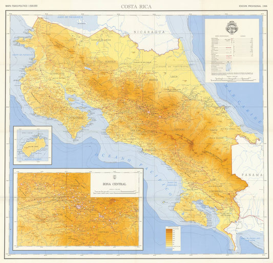 presentation of the map reproduction without a frame