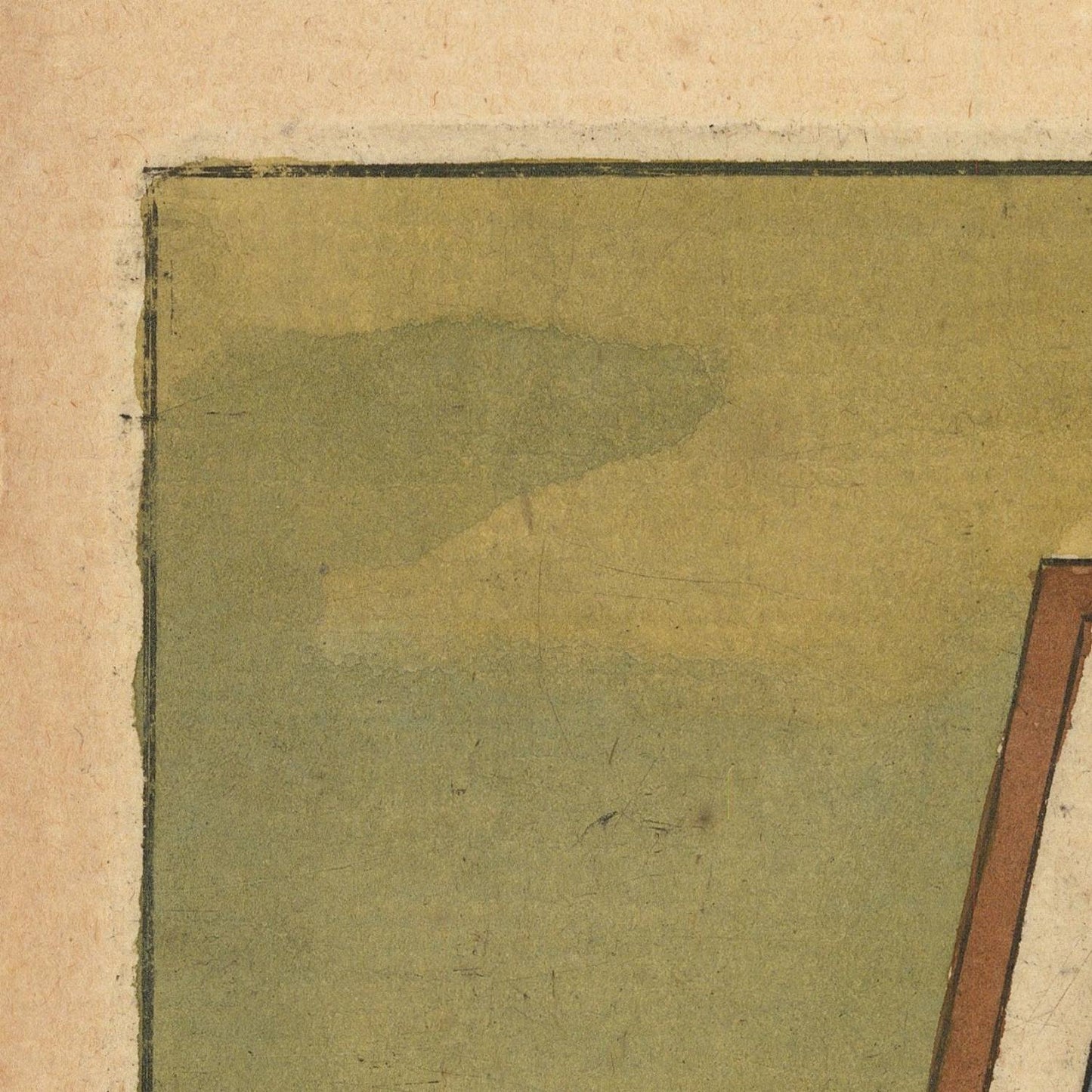 detail of the map from the top left corner