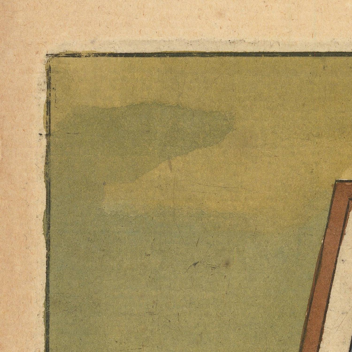 detail of the map from the top left corner