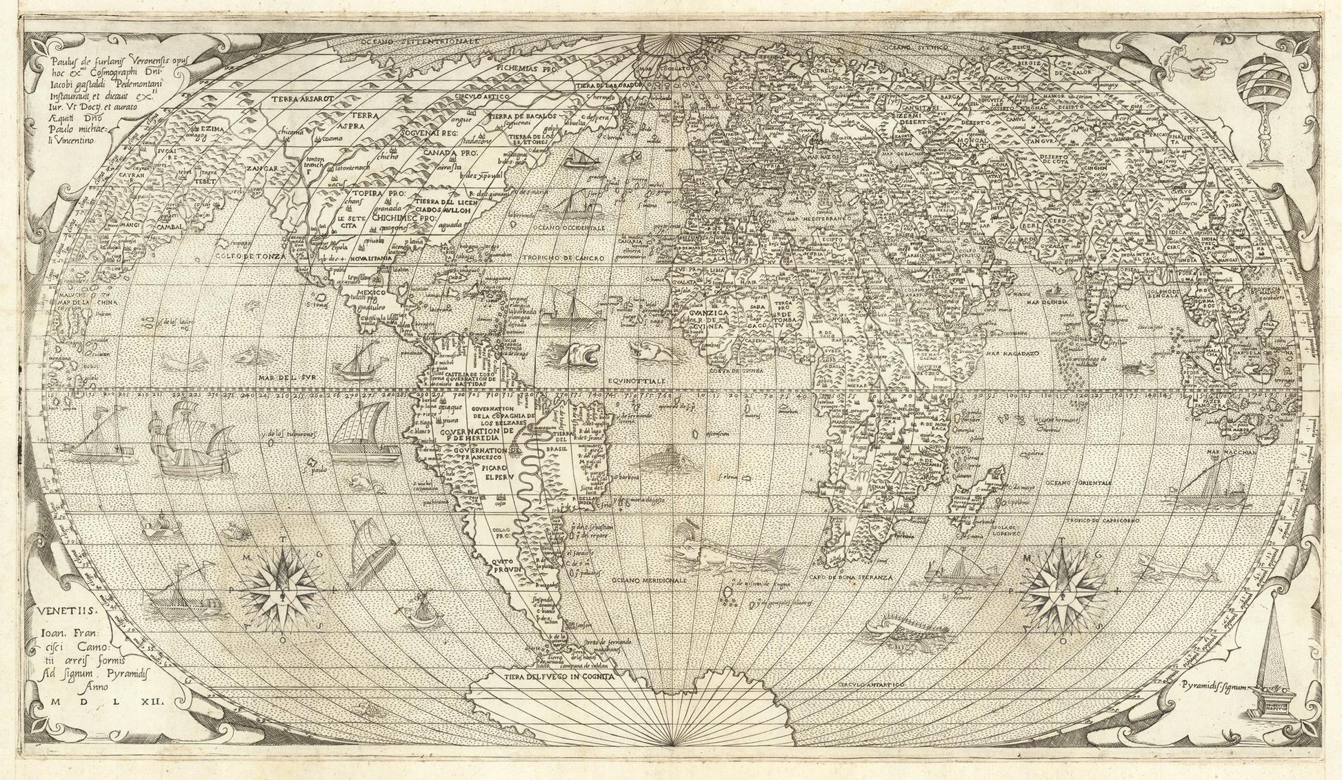 presentation of the map reproduction without a frame