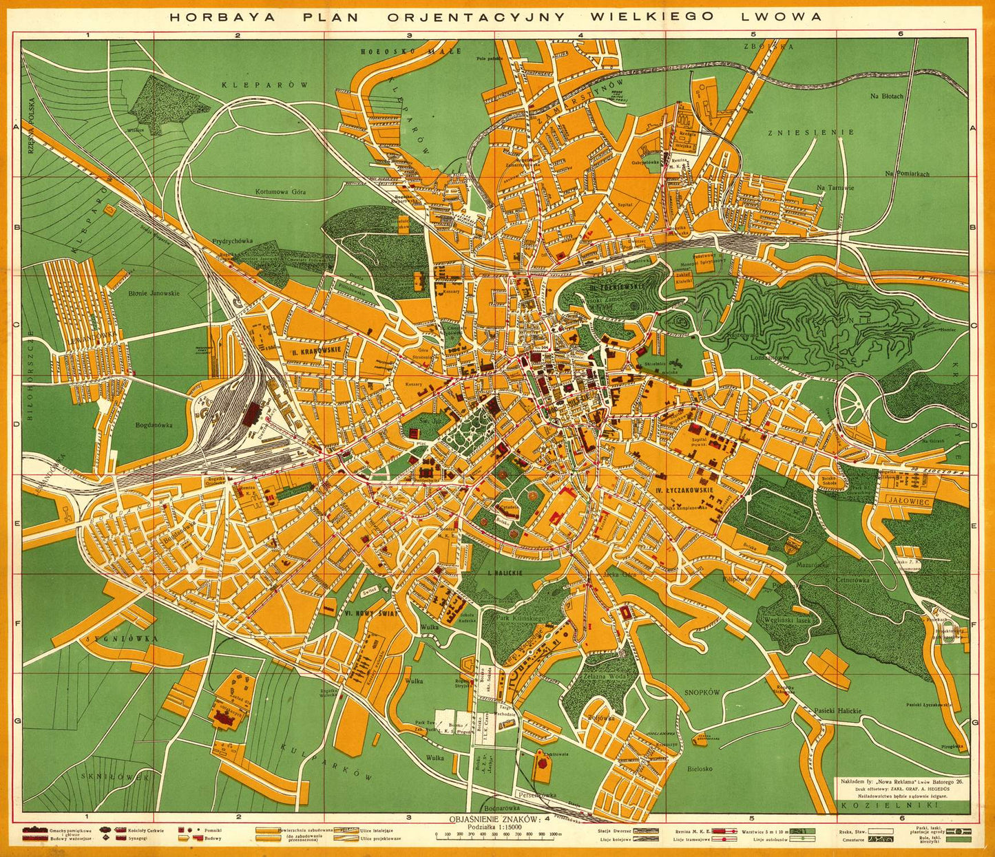 presentation of the map reproduction without a frame