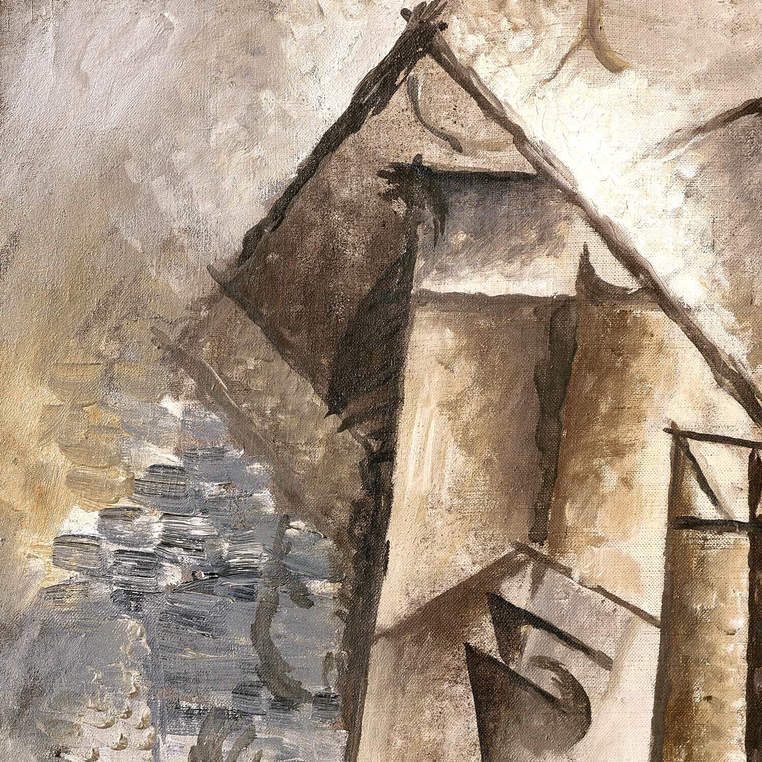 detail of the fine art reproduction from the top left