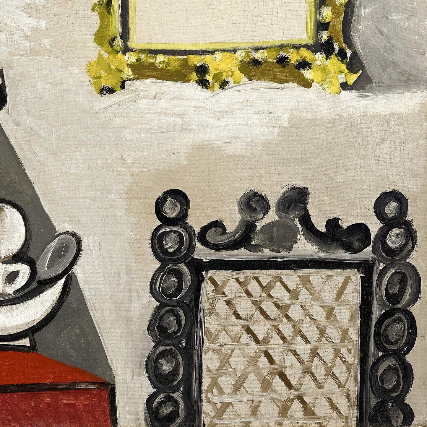 detail of the fine art reproduction from the bottom right corner