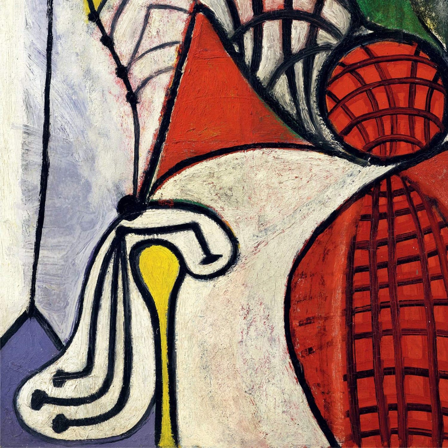 detail of the fine art reproduction from the bottom left corner