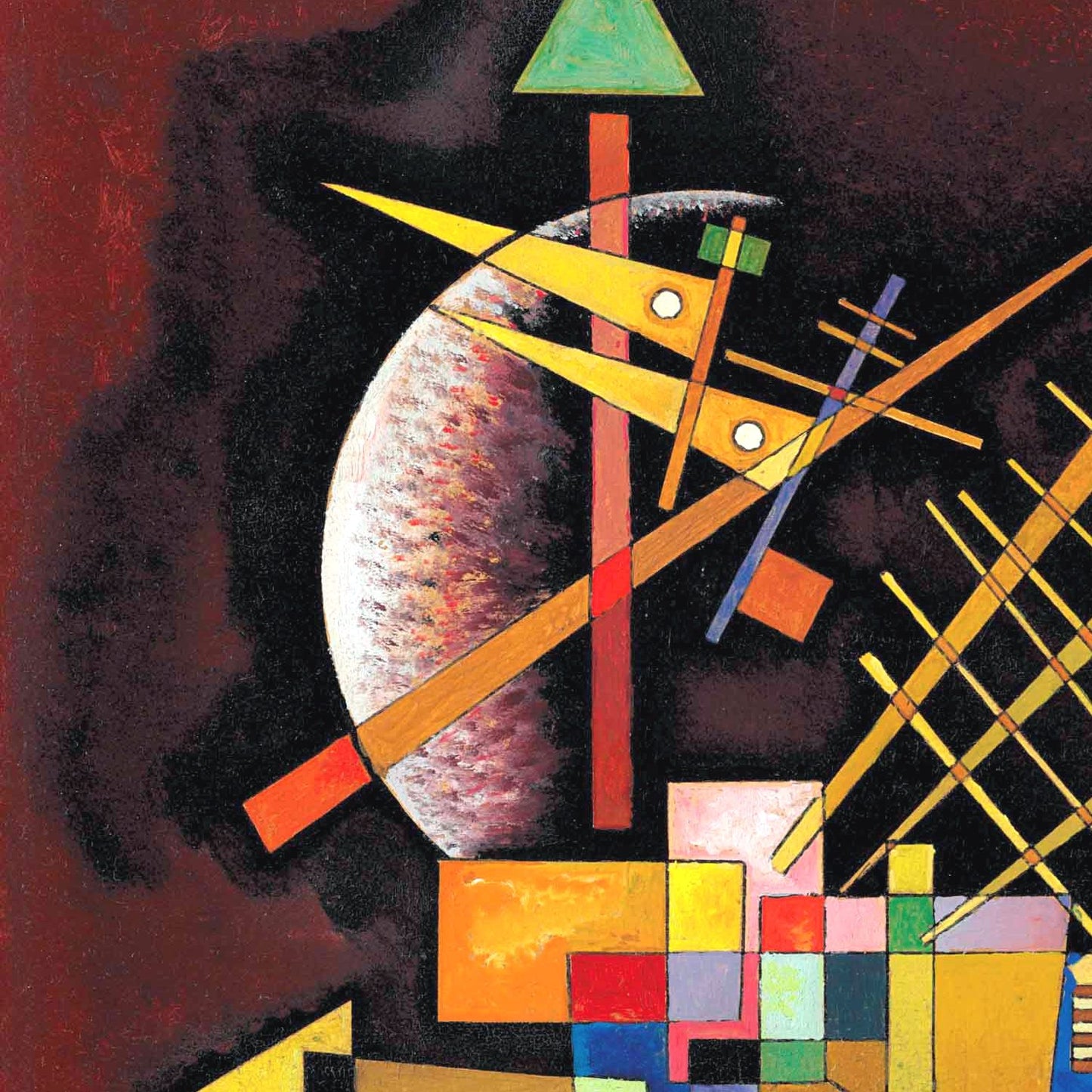 Wassily Kandinsky, Above and left, 1925