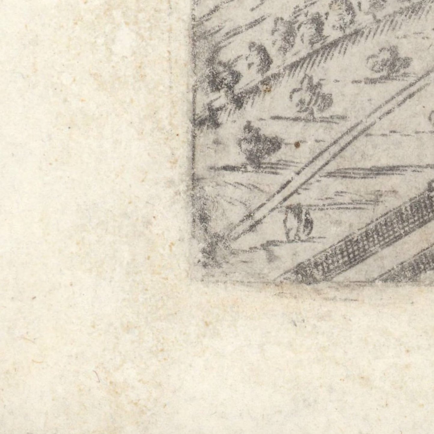 detail of the map from the bottom left corner