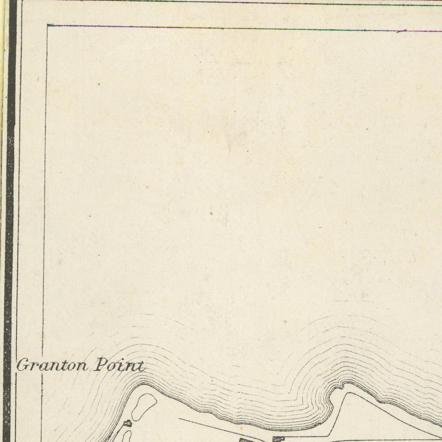 detail of the map from the top left corner