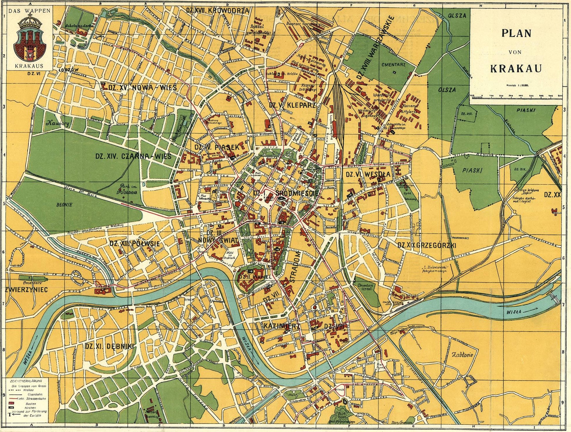 presentation of the map reproduction without a frame