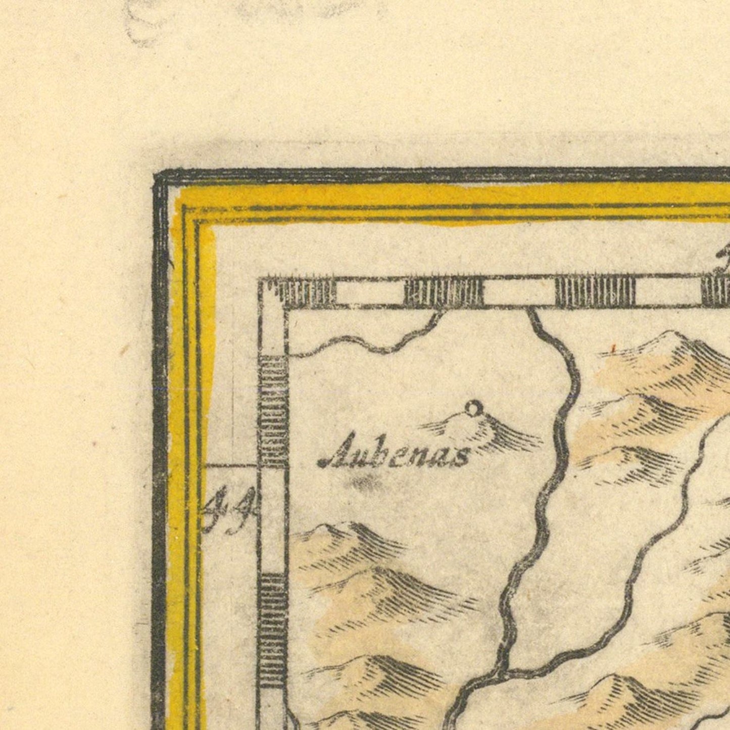 detail of the map from the top left corner