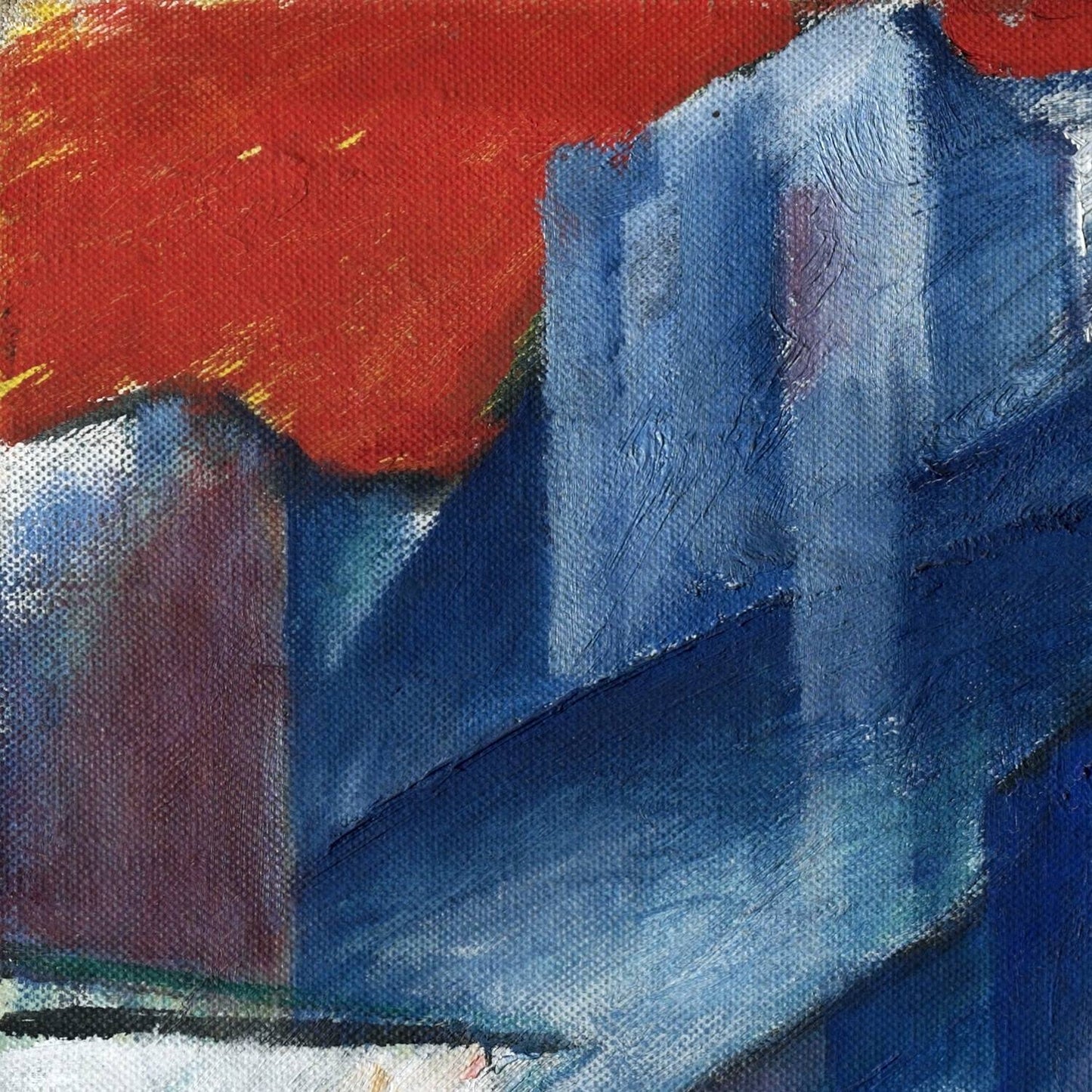 detail of the fine art reproduction from the top left