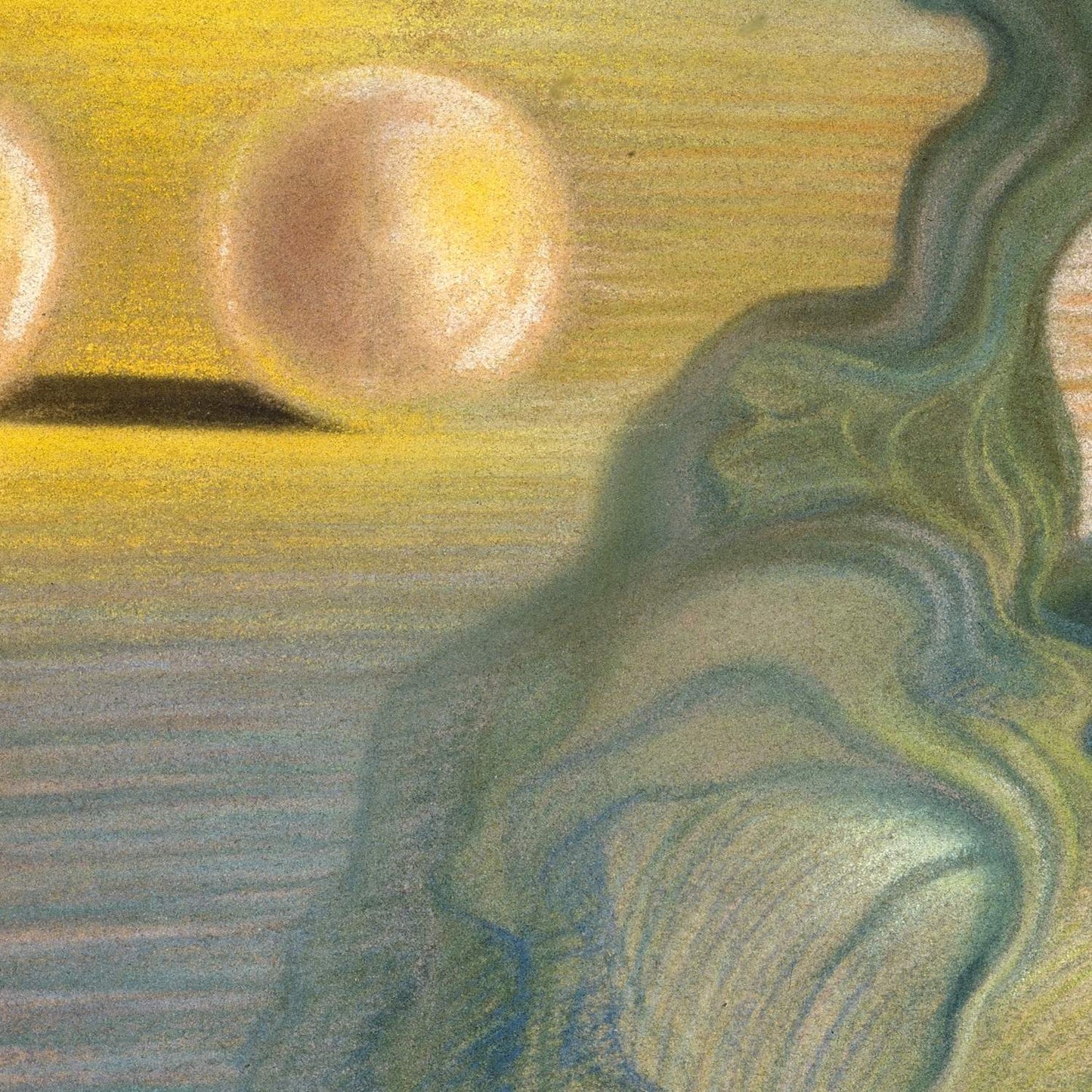 detail of the fine art reproduction from the centre 