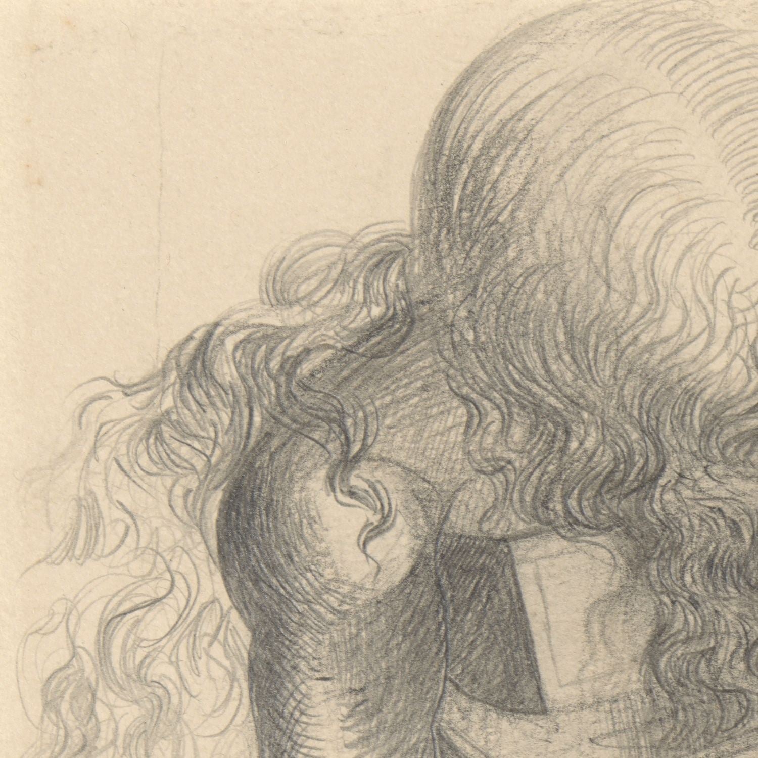 detail of the drawing reproduction from the top left corner