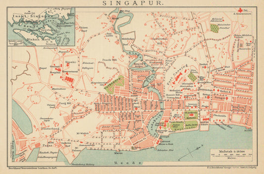 presentation of the map reproduction without a frame